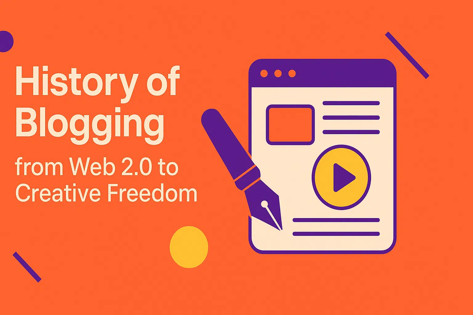 history of blogging