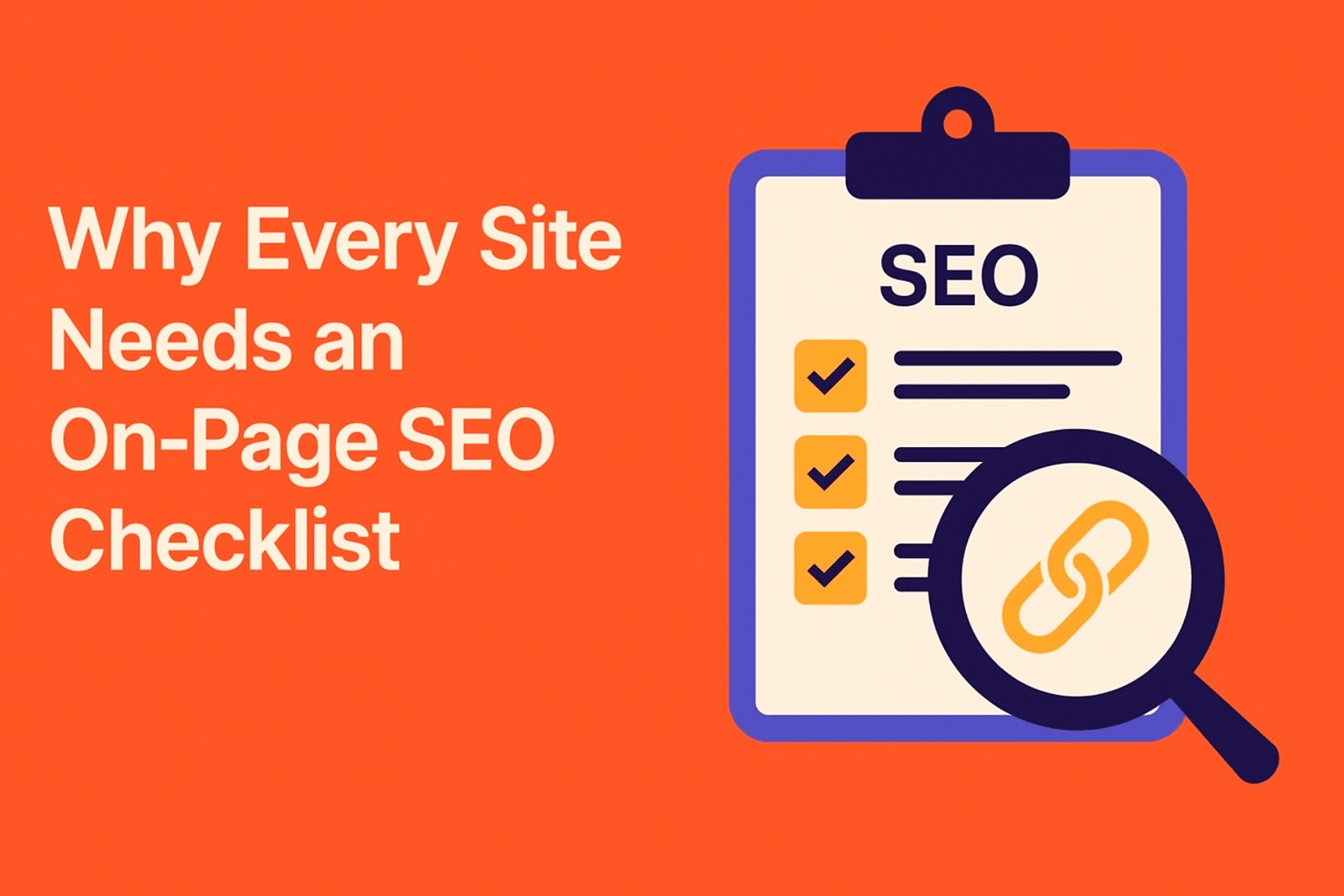 why every site needs on page seo checklist