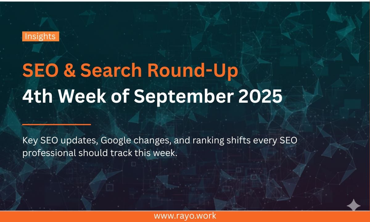 4th week september seo roundup
