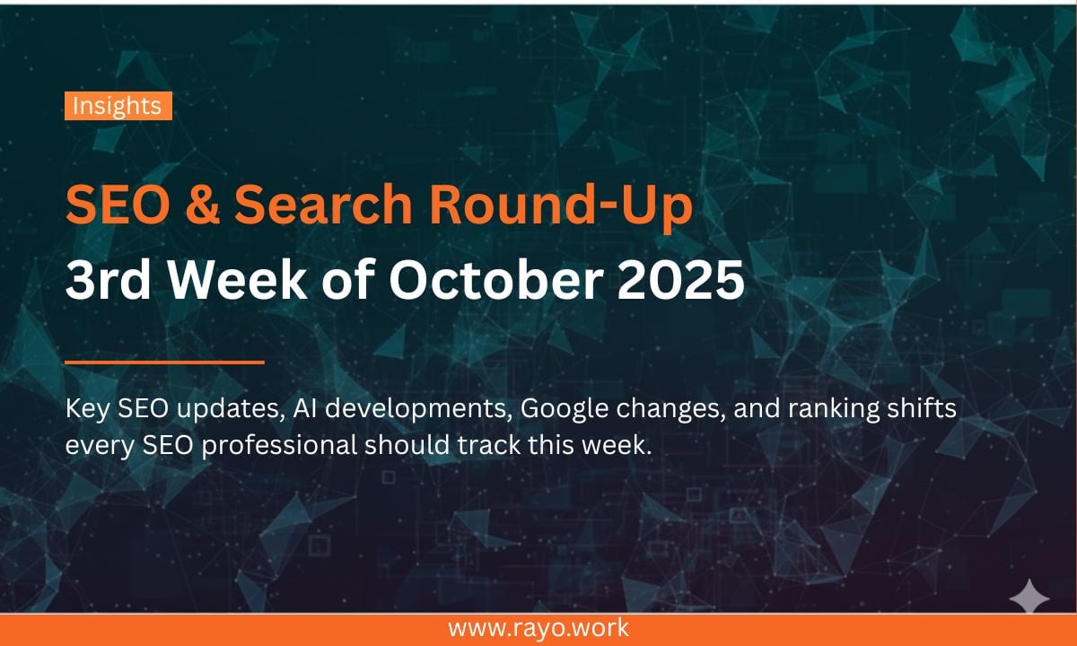 3rd week october seo roundup