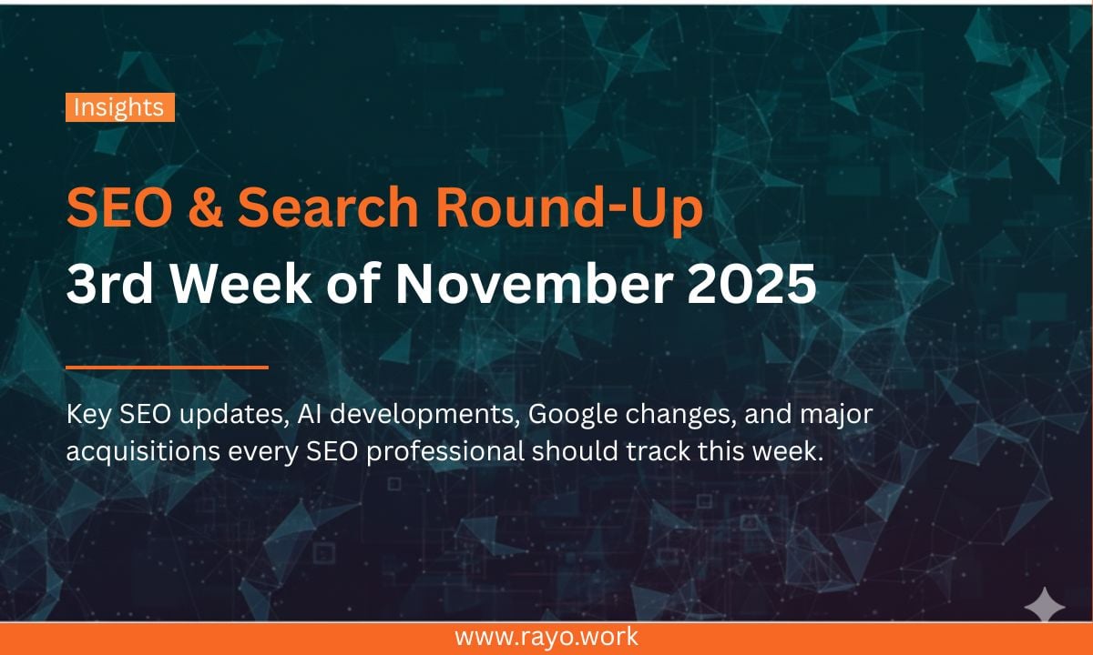 3rd week november seo roundup